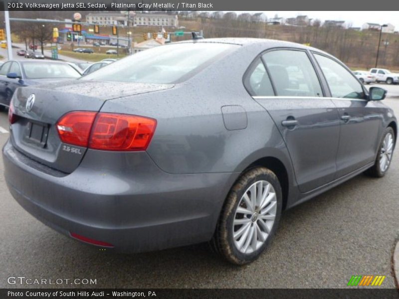 Platinum Gray Metallic / Titan Black 2012 Volkswagen Jetta SEL Sedan