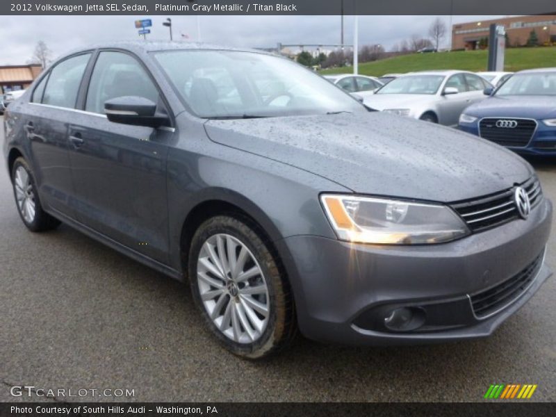 Platinum Gray Metallic / Titan Black 2012 Volkswagen Jetta SEL Sedan