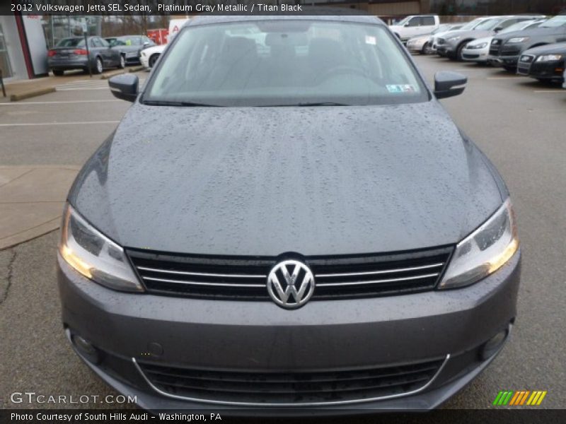Platinum Gray Metallic / Titan Black 2012 Volkswagen Jetta SEL Sedan