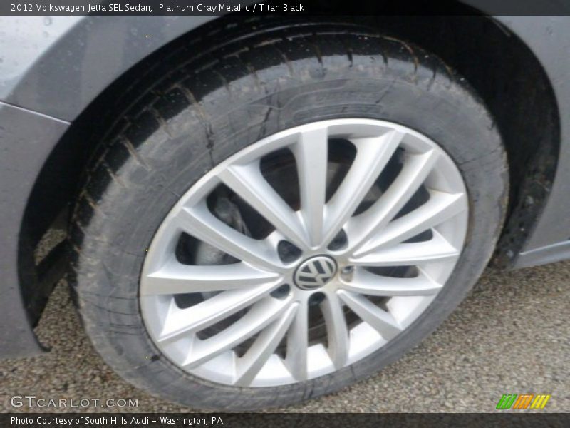Platinum Gray Metallic / Titan Black 2012 Volkswagen Jetta SEL Sedan
