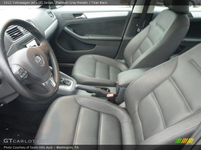 Platinum Gray Metallic / Titan Black 2012 Volkswagen Jetta SEL Sedan