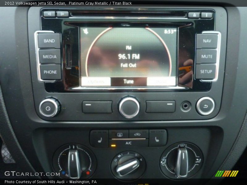 Platinum Gray Metallic / Titan Black 2012 Volkswagen Jetta SEL Sedan