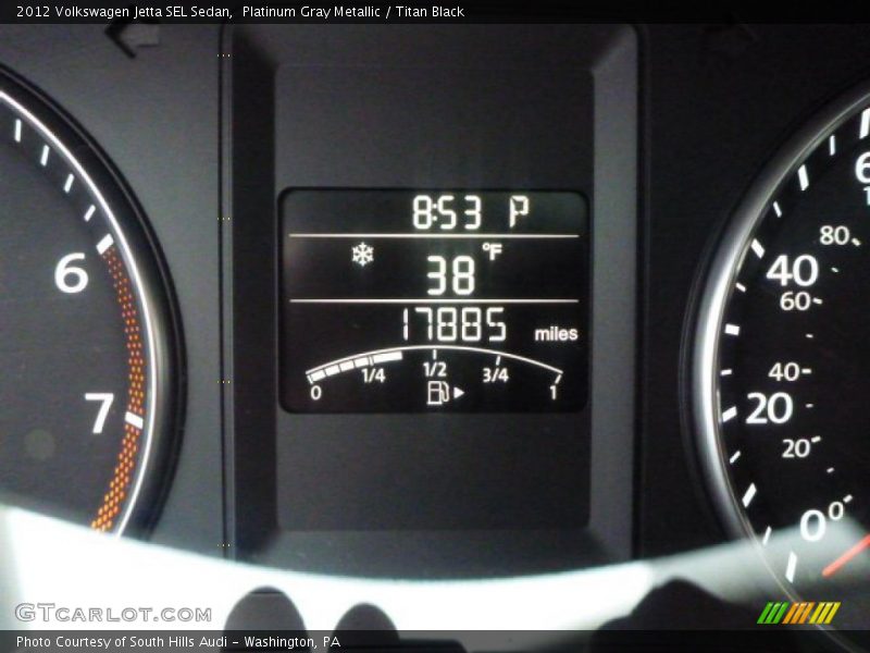 Platinum Gray Metallic / Titan Black 2012 Volkswagen Jetta SEL Sedan