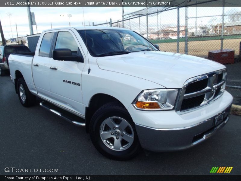 Front 3/4 View of 2011 Ram 1500 SLT Quad Cab 4x4