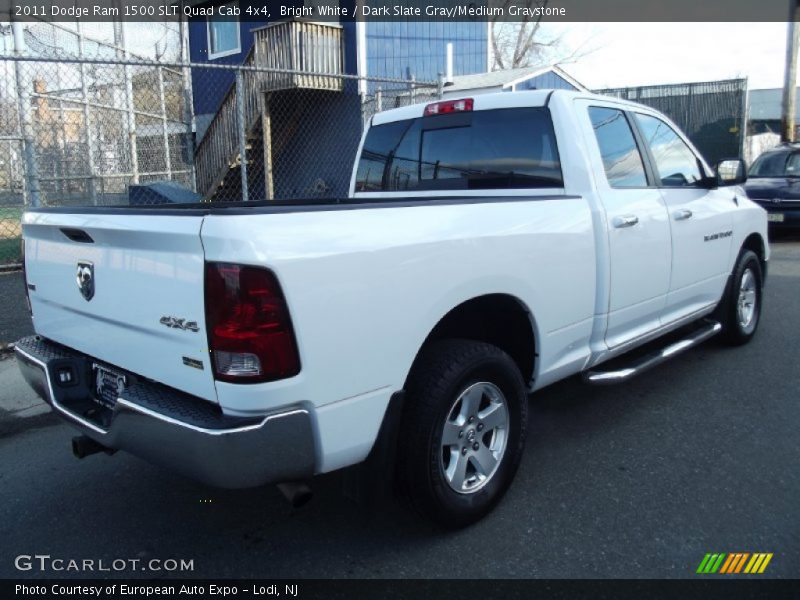 Bright White / Dark Slate Gray/Medium Graystone 2011 Dodge Ram 1500 SLT Quad Cab 4x4