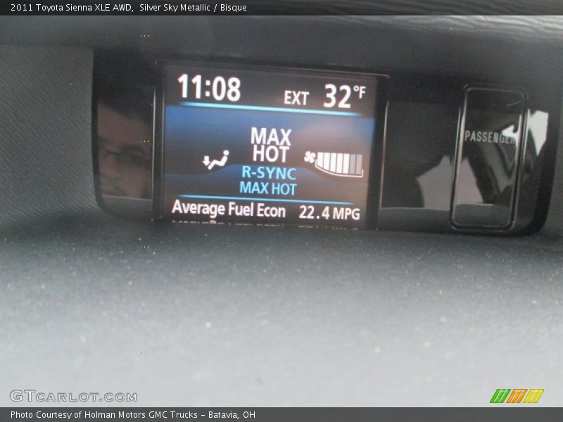 Silver Sky Metallic / Bisque 2011 Toyota Sienna XLE AWD