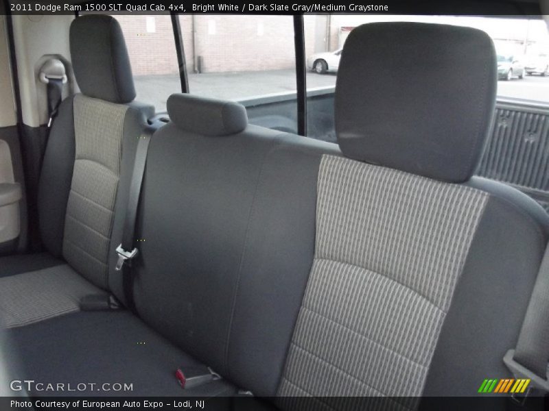 Bright White / Dark Slate Gray/Medium Graystone 2011 Dodge Ram 1500 SLT Quad Cab 4x4