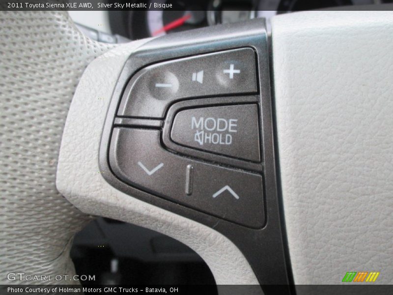 Silver Sky Metallic / Bisque 2011 Toyota Sienna XLE AWD