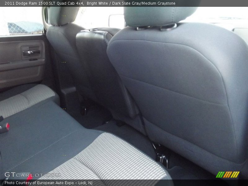 Bright White / Dark Slate Gray/Medium Graystone 2011 Dodge Ram 1500 SLT Quad Cab 4x4