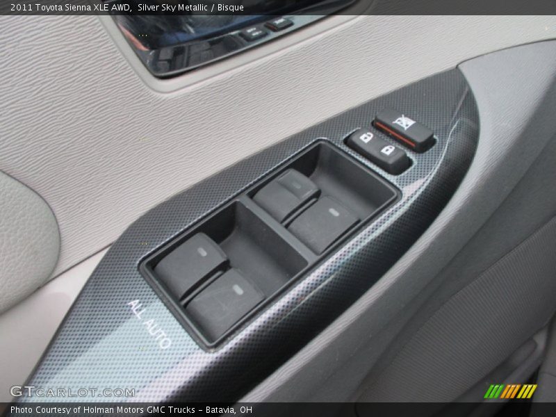 Silver Sky Metallic / Bisque 2011 Toyota Sienna XLE AWD