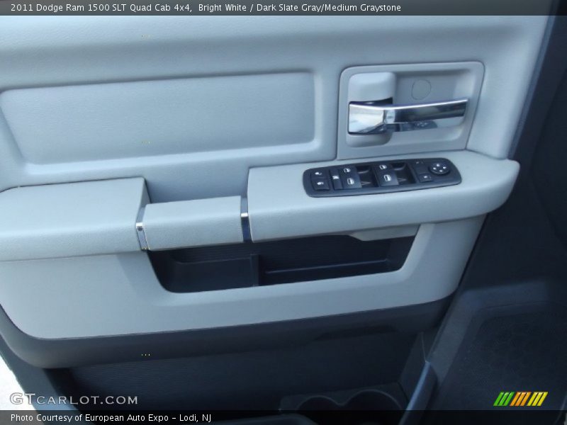 Bright White / Dark Slate Gray/Medium Graystone 2011 Dodge Ram 1500 SLT Quad Cab 4x4