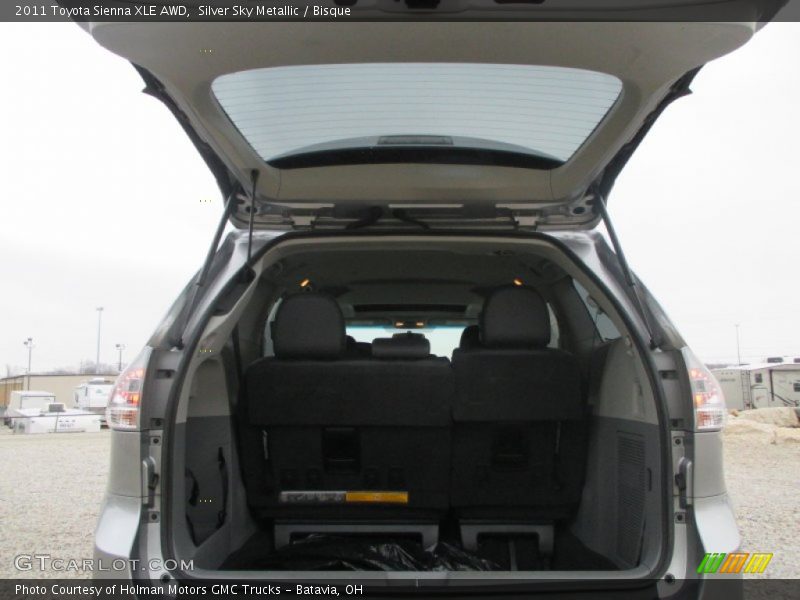 Silver Sky Metallic / Bisque 2011 Toyota Sienna XLE AWD
