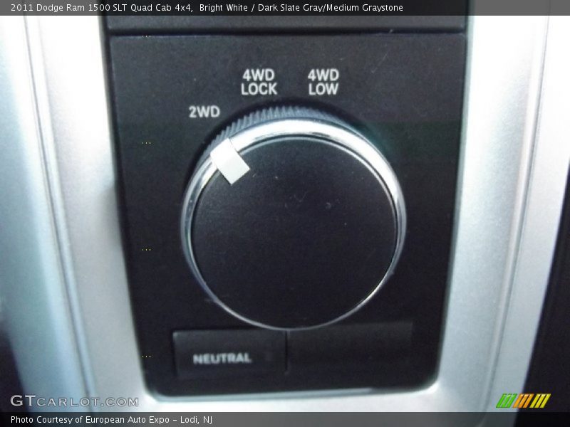 Bright White / Dark Slate Gray/Medium Graystone 2011 Dodge Ram 1500 SLT Quad Cab 4x4