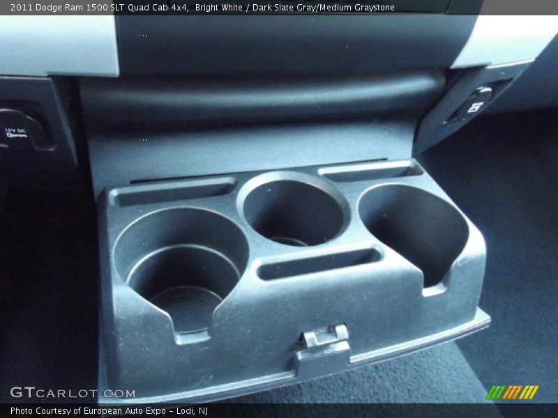 Bright White / Dark Slate Gray/Medium Graystone 2011 Dodge Ram 1500 SLT Quad Cab 4x4