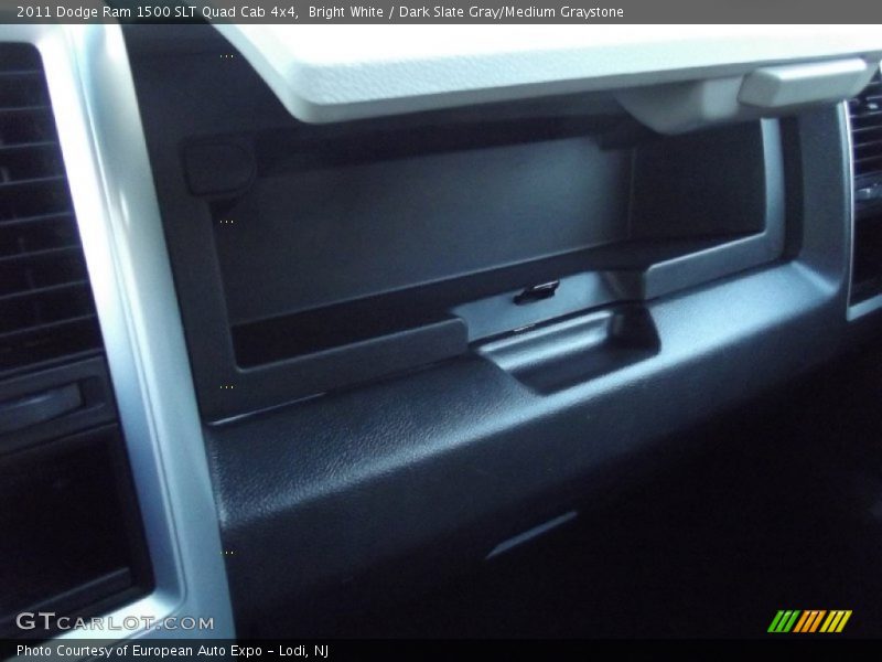 Bright White / Dark Slate Gray/Medium Graystone 2011 Dodge Ram 1500 SLT Quad Cab 4x4