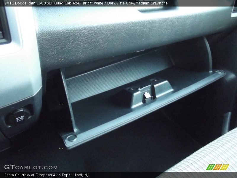 Bright White / Dark Slate Gray/Medium Graystone 2011 Dodge Ram 1500 SLT Quad Cab 4x4