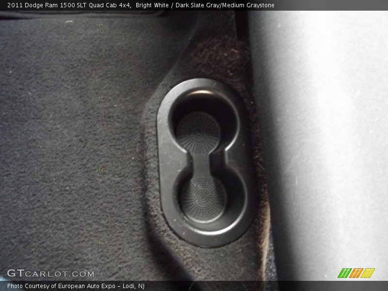 Bright White / Dark Slate Gray/Medium Graystone 2011 Dodge Ram 1500 SLT Quad Cab 4x4