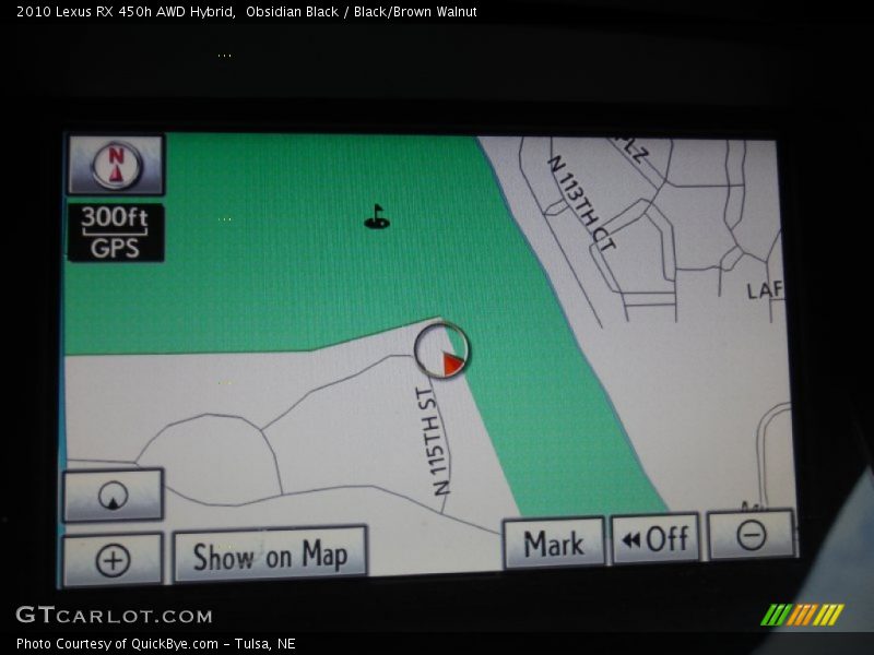 Obsidian Black / Black/Brown Walnut 2010 Lexus RX 450h AWD Hybrid