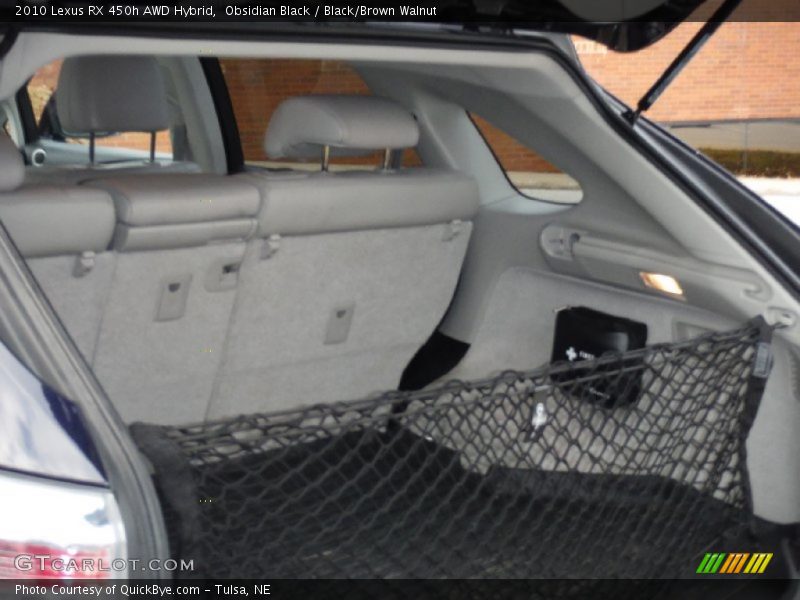 Obsidian Black / Black/Brown Walnut 2010 Lexus RX 450h AWD Hybrid