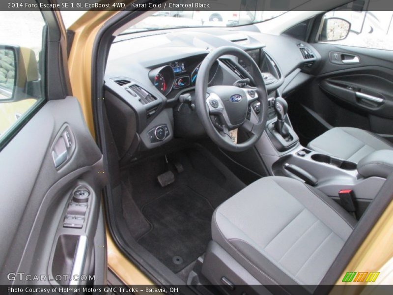  2014 Escape SE 1.6L EcoBoost 4WD Charcoal Black Interior