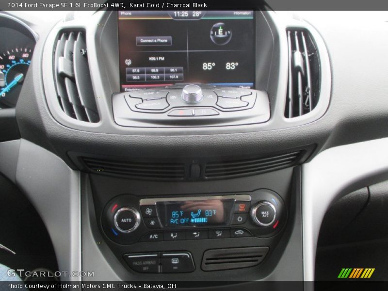 Karat Gold / Charcoal Black 2014 Ford Escape SE 1.6L EcoBoost 4WD