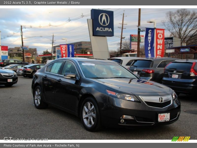 Graphite Luster Metallic / Ebony 2012 Acura TL 3.5
