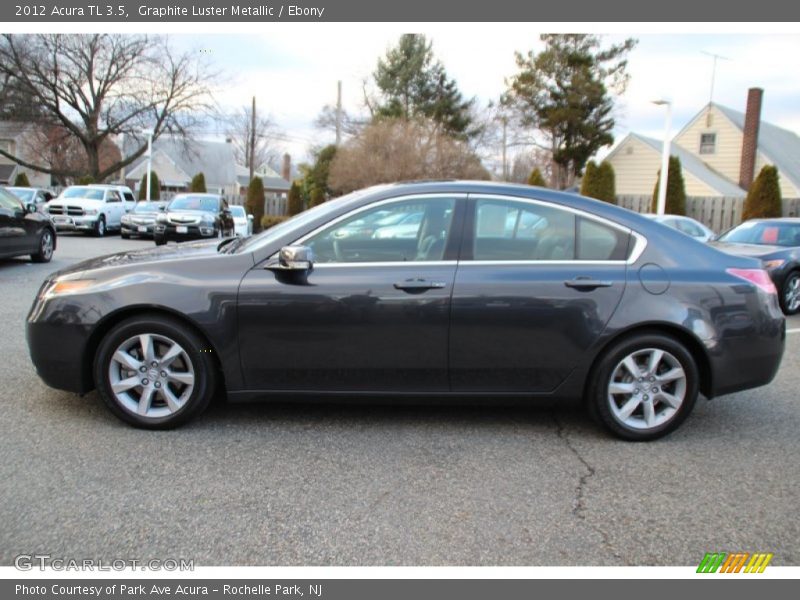 Graphite Luster Metallic / Ebony 2012 Acura TL 3.5