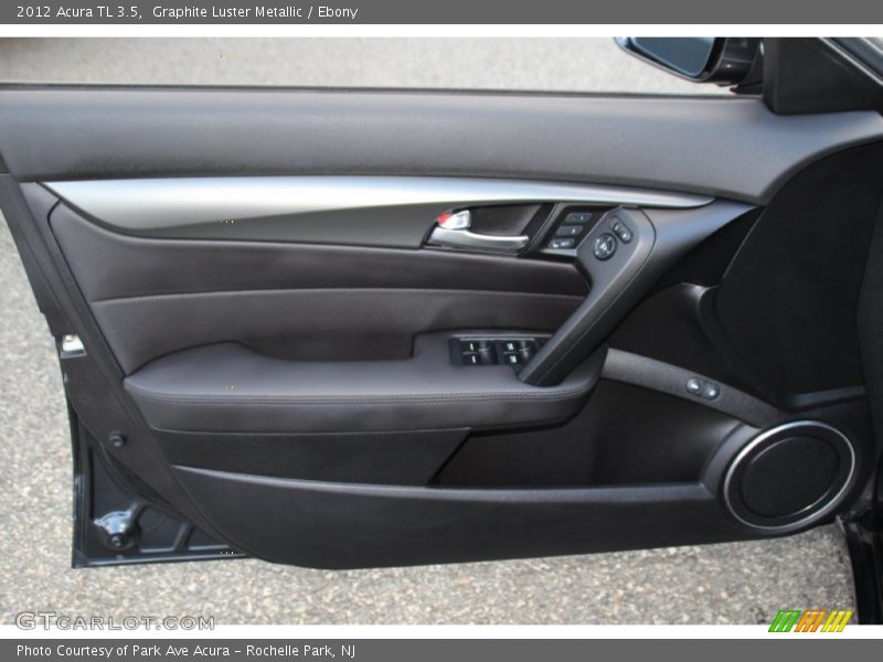 Graphite Luster Metallic / Ebony 2012 Acura TL 3.5