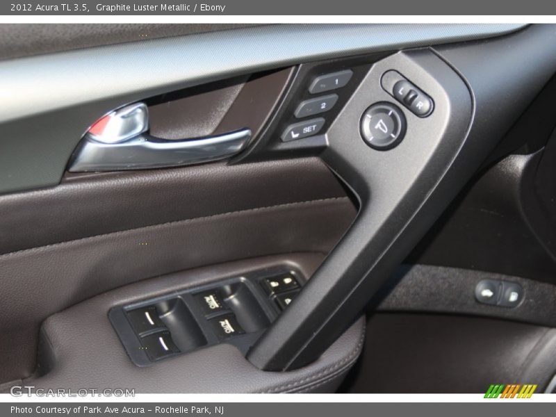 Graphite Luster Metallic / Ebony 2012 Acura TL 3.5