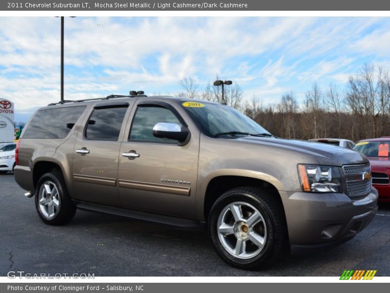 Mocha Steel Metallic / Light Cashmere/Dark Cashmere 2011 Chevrolet Suburban LT