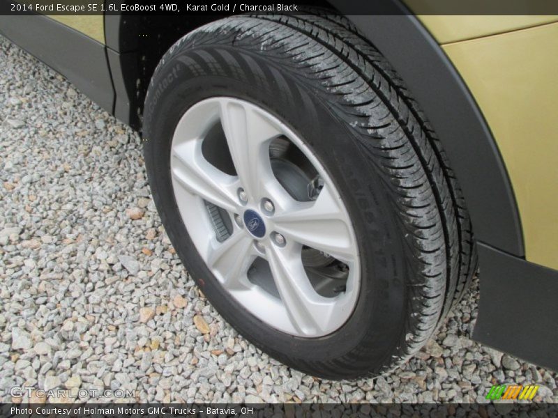 Karat Gold / Charcoal Black 2014 Ford Escape SE 1.6L EcoBoost 4WD