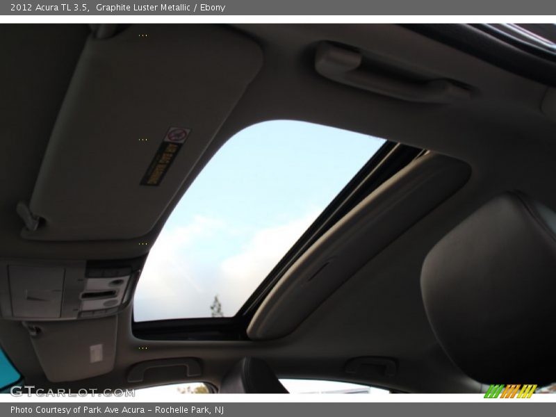 Graphite Luster Metallic / Ebony 2012 Acura TL 3.5
