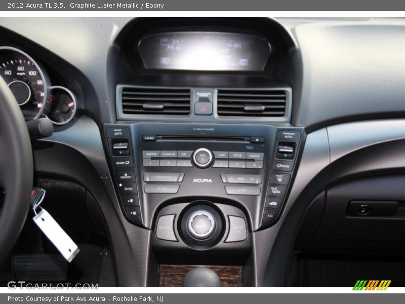 Graphite Luster Metallic / Ebony 2012 Acura TL 3.5