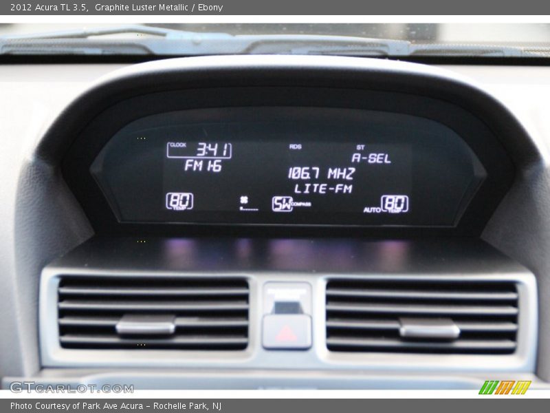 Graphite Luster Metallic / Ebony 2012 Acura TL 3.5