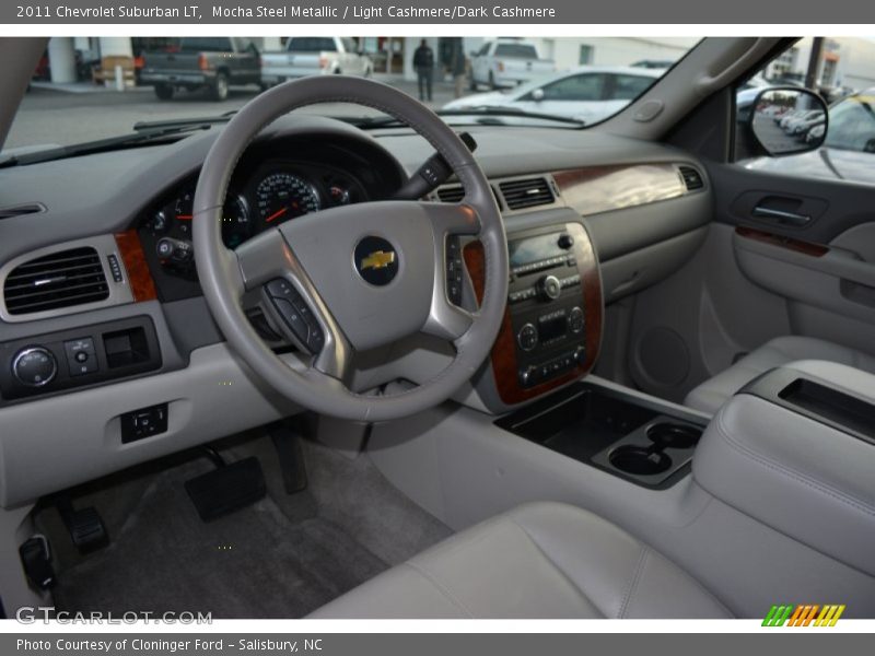 Mocha Steel Metallic / Light Cashmere/Dark Cashmere 2011 Chevrolet Suburban LT
