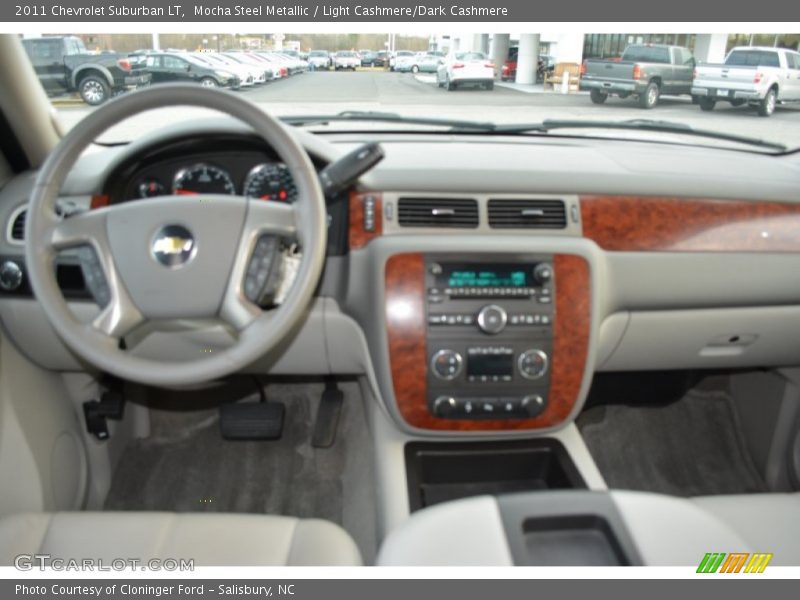Mocha Steel Metallic / Light Cashmere/Dark Cashmere 2011 Chevrolet Suburban LT