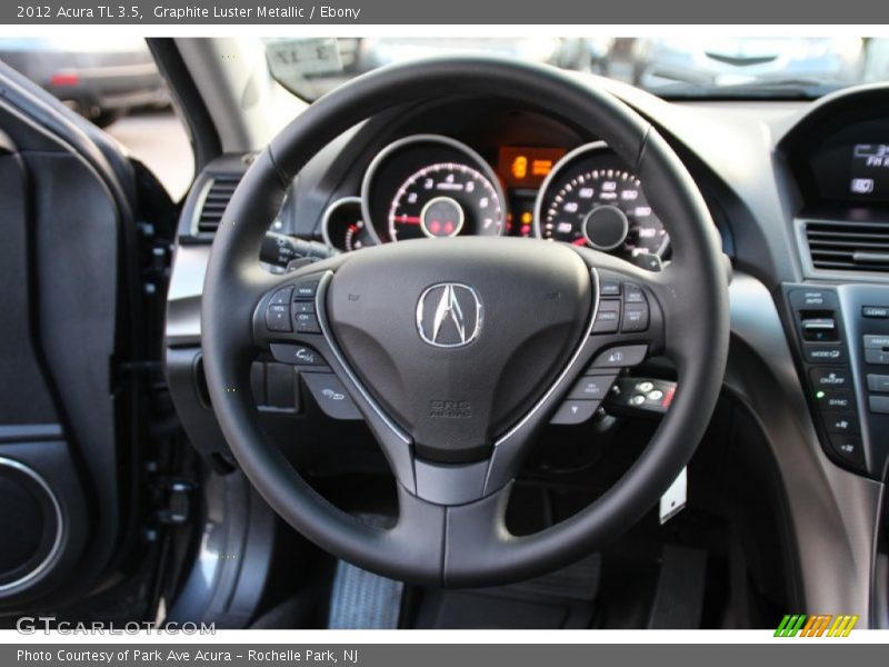 Graphite Luster Metallic / Ebony 2012 Acura TL 3.5