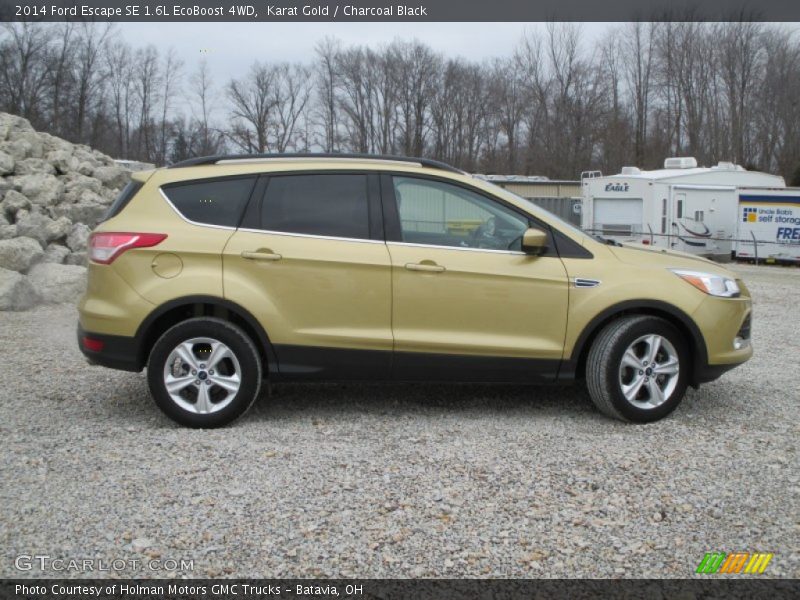 Karat Gold / Charcoal Black 2014 Ford Escape SE 1.6L EcoBoost 4WD