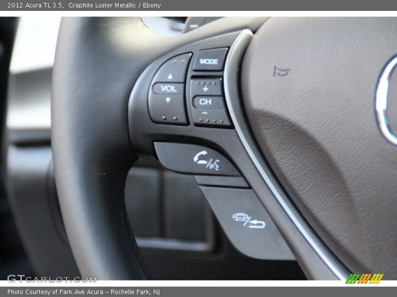 Graphite Luster Metallic / Ebony 2012 Acura TL 3.5