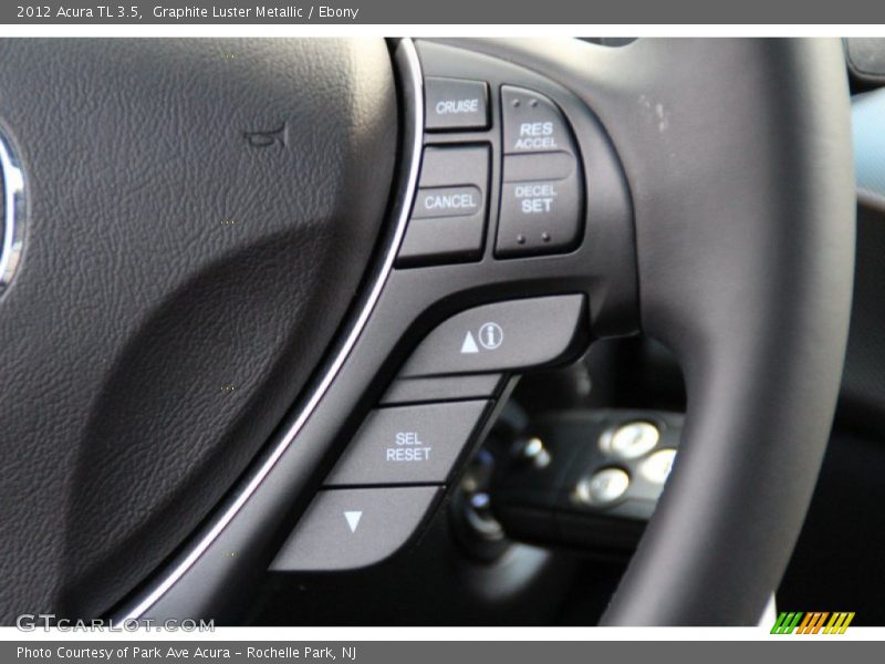Graphite Luster Metallic / Ebony 2012 Acura TL 3.5