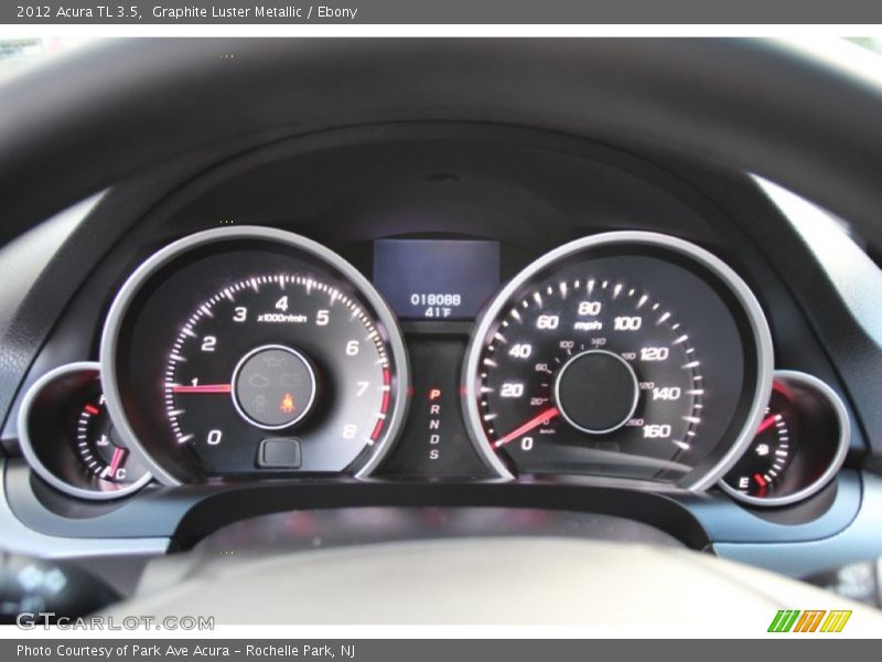 Graphite Luster Metallic / Ebony 2012 Acura TL 3.5
