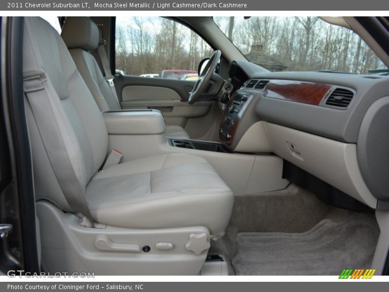 Mocha Steel Metallic / Light Cashmere/Dark Cashmere 2011 Chevrolet Suburban LT