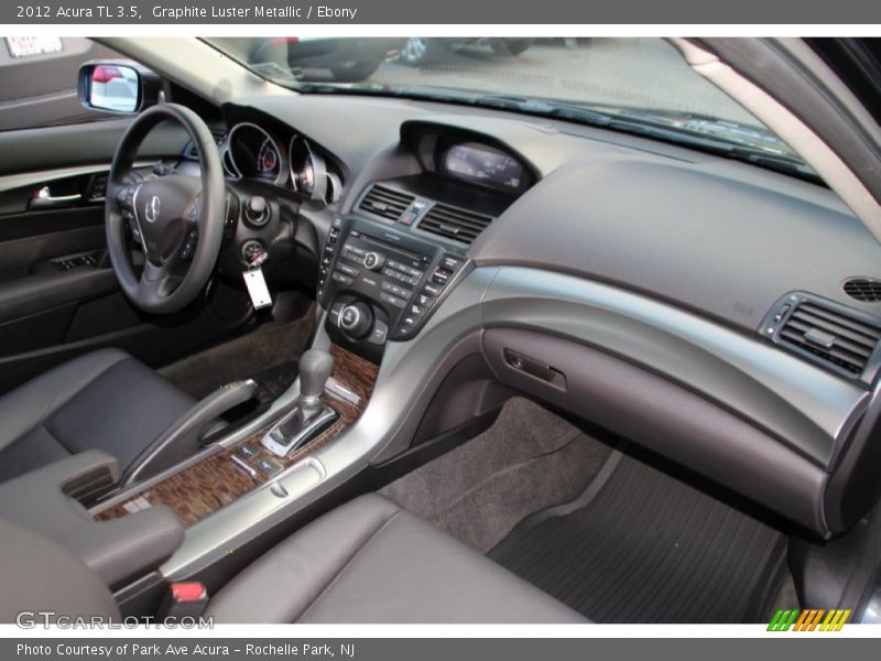Graphite Luster Metallic / Ebony 2012 Acura TL 3.5