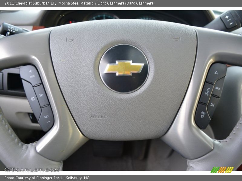 Mocha Steel Metallic / Light Cashmere/Dark Cashmere 2011 Chevrolet Suburban LT