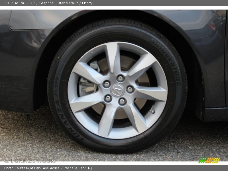 Graphite Luster Metallic / Ebony 2012 Acura TL 3.5