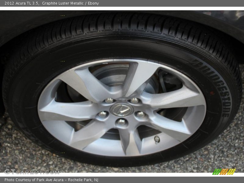 Graphite Luster Metallic / Ebony 2012 Acura TL 3.5
