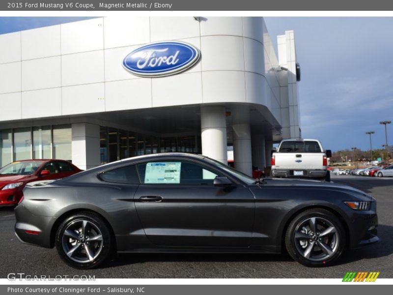 Magnetic Metallic / Ebony 2015 Ford Mustang V6 Coupe