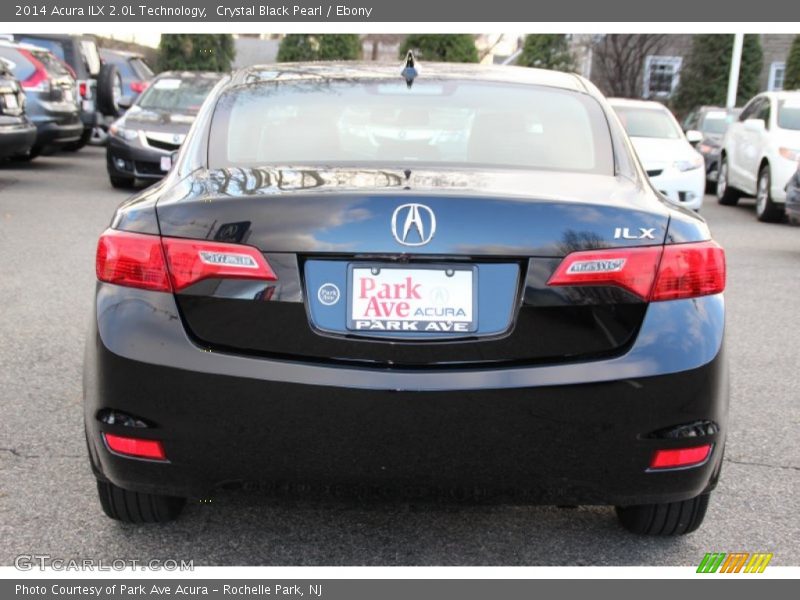 Crystal Black Pearl / Ebony 2014 Acura ILX 2.0L Technology