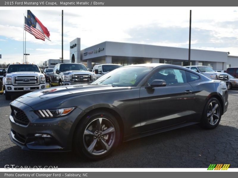 Magnetic Metallic / Ebony 2015 Ford Mustang V6 Coupe