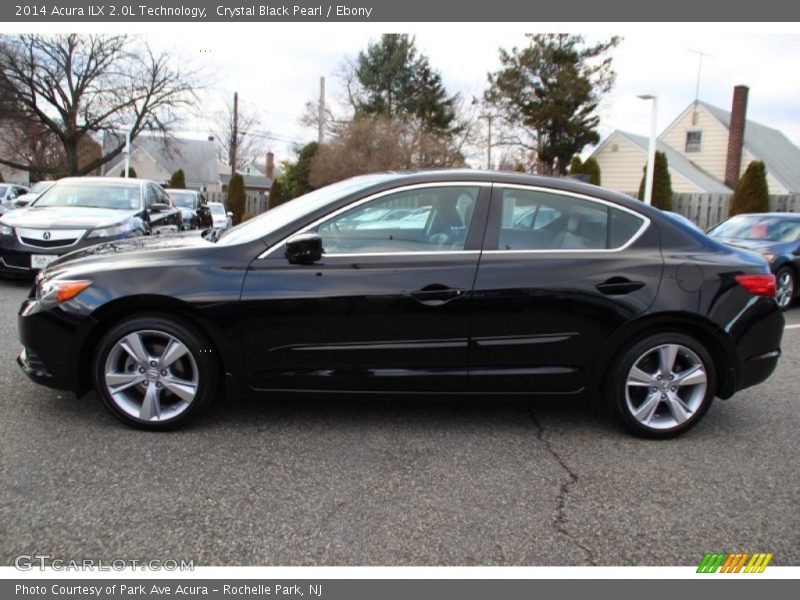 Crystal Black Pearl / Ebony 2014 Acura ILX 2.0L Technology